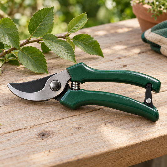 Garden Bypass Pruning Shears in a gardening setting